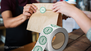 Diner Restaurant Die Cut Roll Labels