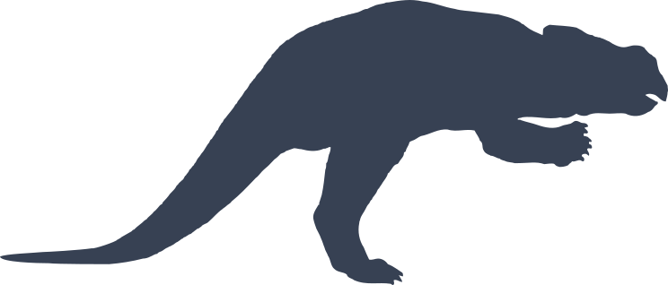 Dinosaur Bending Sticker