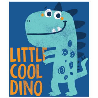 Dinosaur Drawing As Vector For Kids Fashion