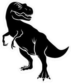 Dinosaur Silhouette Sticker