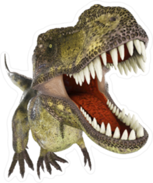 Dinosaur Up Close Sticker