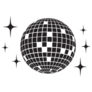 Disco Ball 70s Icon Sticker