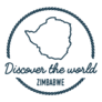 Discover The World Zimbabwe Map Sticker