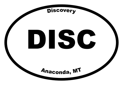 Discovery Oval Sticker