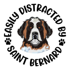 Distracted Bernard Sticker