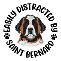 Distracted Bernard Sticker