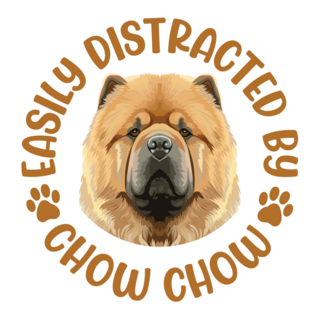 Distracted By Chow Sticker