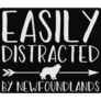 Distracted By Newfie Sticker