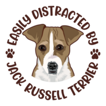 Distracted By Terrier Sticker