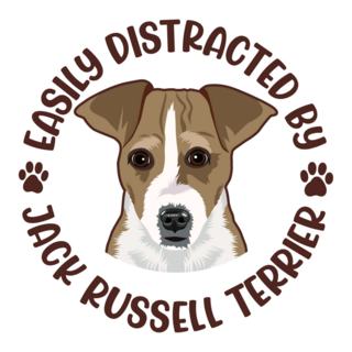 Distracted By Terrier Sticker