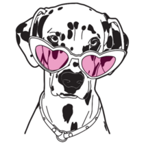 Diva Dalmatian Sticker