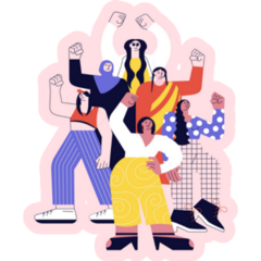 Diverse International, Women Empowerment Sticker