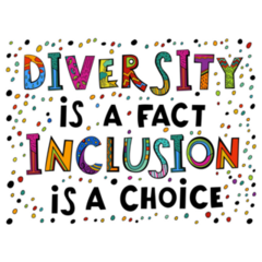 Diversity Acceptance Creative Hand Drawn Lettering Sticker
