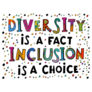 Diversity Acceptance Creative Hand Drawn Lettering Sticker