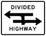Divided Highway Sticker