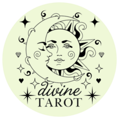Divine Tarot Celestial Sun Sticker 