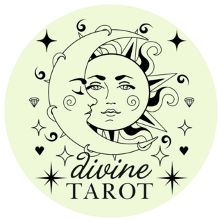 Divine Tarot Celestial Sun Sticker 