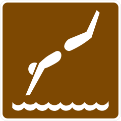 Diving Sticker