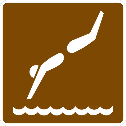 Diving Sticker