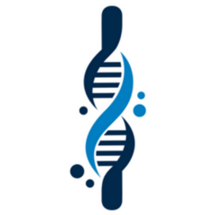 DNA Logo Design Sticker