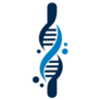 DNA Logo Design Sticker