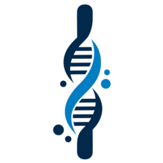 DNA Logo Design Sticker