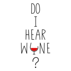 Do I Hear Wine? Funny Hearing Sticker