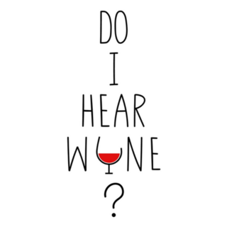 Do I Hear Wine? Funny Hearing Sticker