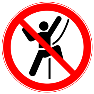 Do Not Climb Sticker