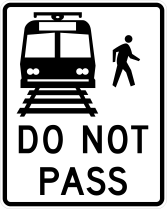 Do Not Pass Bus Sticker