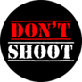 Do Not Shoot Calligraphic Text Sticker
