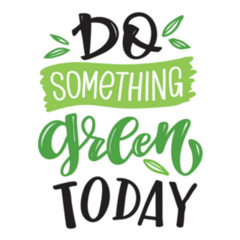 Do Something Green Today Vegan Lifestyle Sticker 