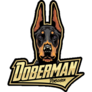 Doberman Pinscher Logo Sticker