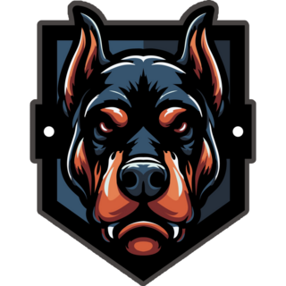 Doberman Shield Sticker