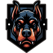 Doberman Shield Sticker