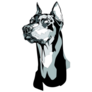 Doberman Tattoo Sticker