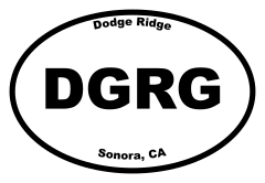 Dodge Ridge Oval Sticker