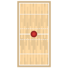 Dodgeball Floor Sticker