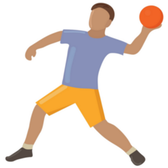Dodgeball Icon Sticker