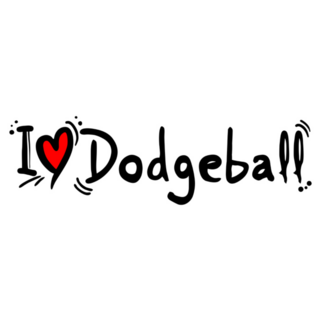 Dodgeball Love Sticker