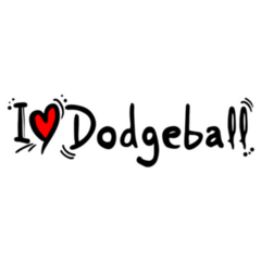 Dodgeball Love Sticker