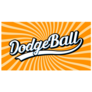 Dodgeball Retro Sticker