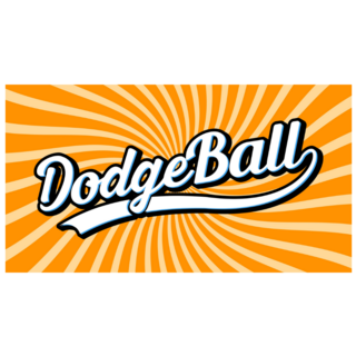 Dodgeball Retro Sticker