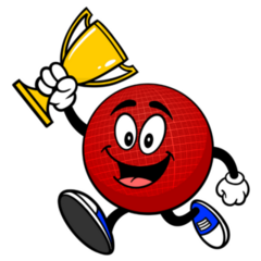 Dodgeball Trophy Sticker
