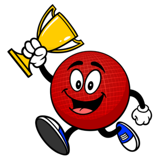 Dodgeball Trophy Sticker