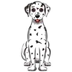 Dog: Dalmatian Sticker
