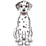 Dog: Dalmatian Sticker