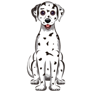 Dog: Dalmatian Sticker