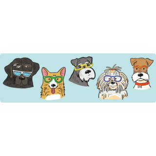 Dog Faces Sticker Sheet