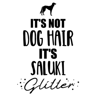 Dog Hair Saluki Sticker